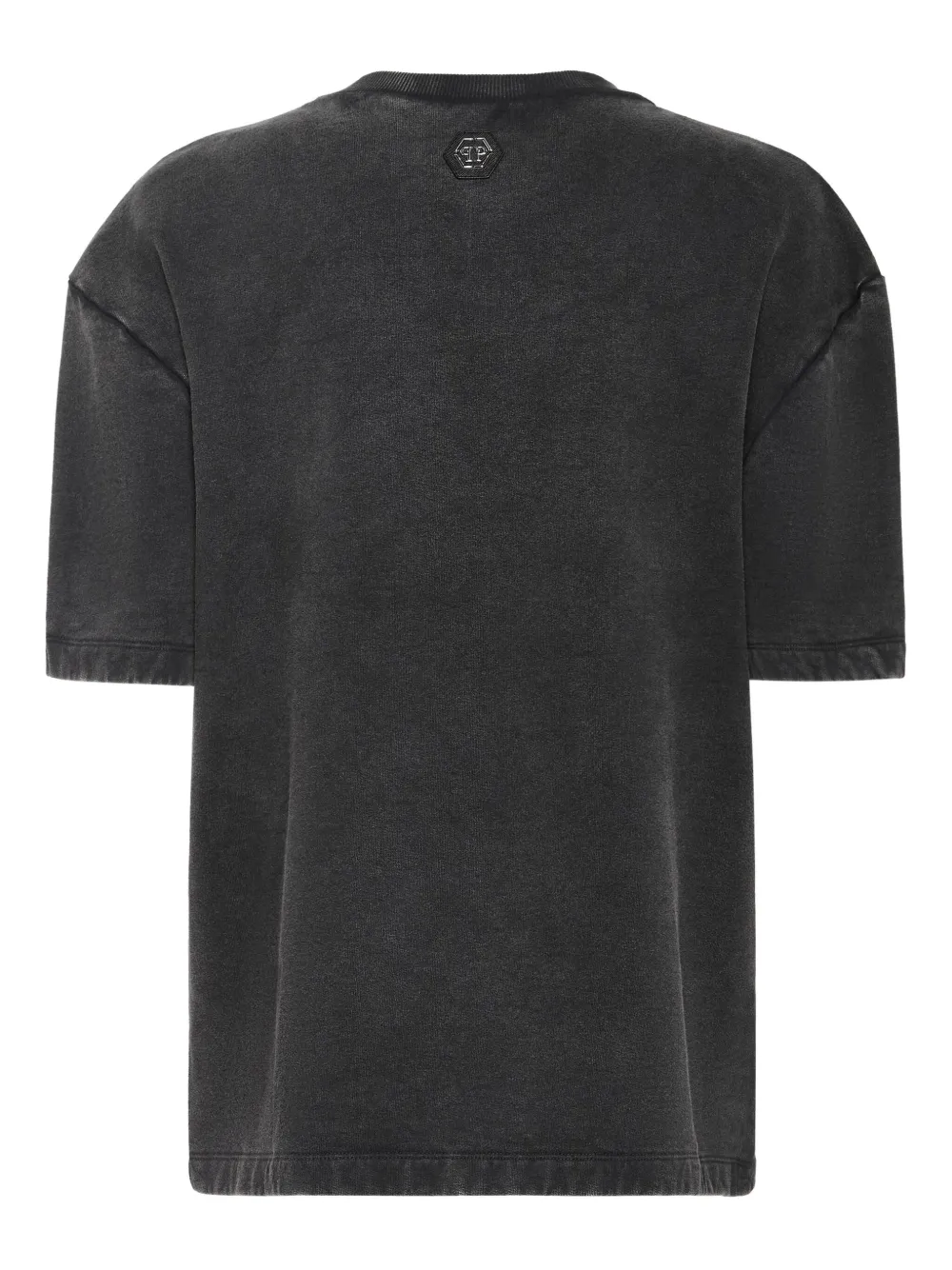 Philipp Plein T-shirt met doodskopprint Zwart