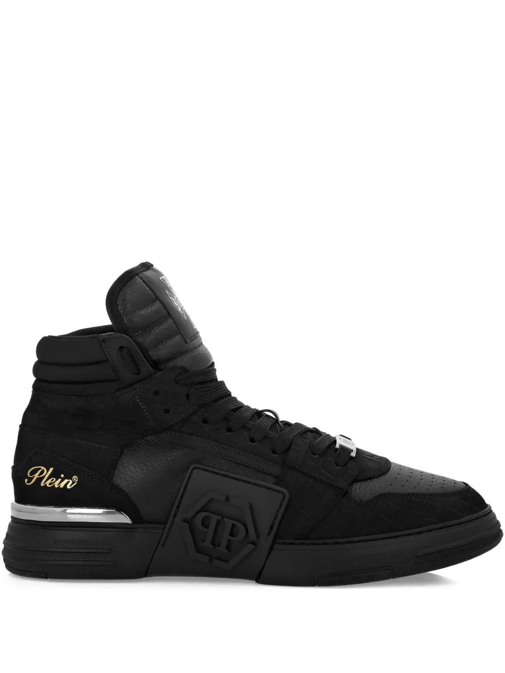 Philipp Plein Phantom Kicks mid-top sneakers Black