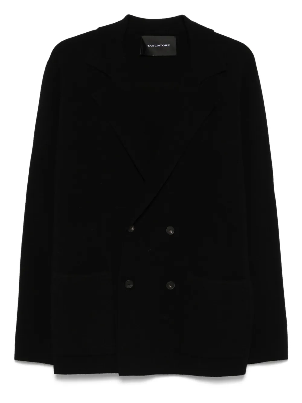 Tagliatore Blazer met dubbele rij knopen Zwart