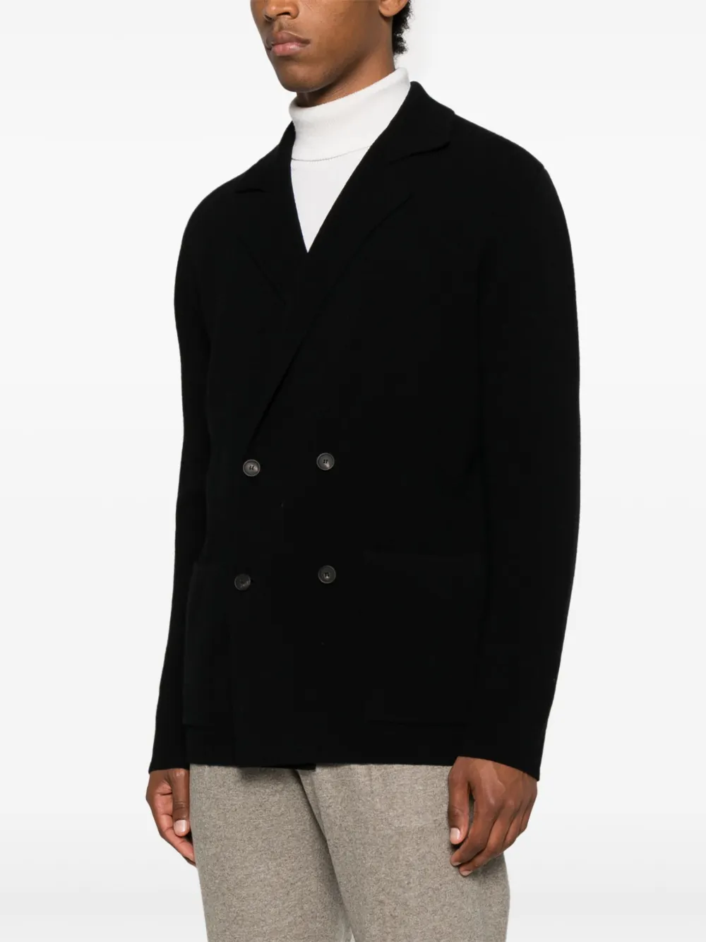 Tagliatore Blazer met dubbele rij knopen Zwart