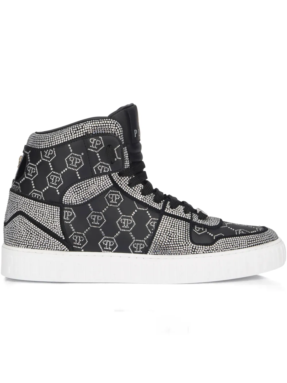 Philipp Plein Carson monogram sneakers | Black | Image 1