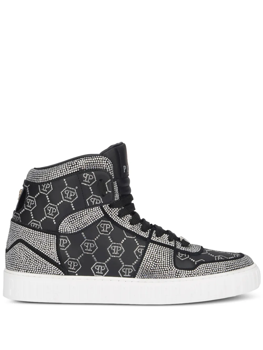 Philipp Plein Carson monogram sneakers | Black | Image 1