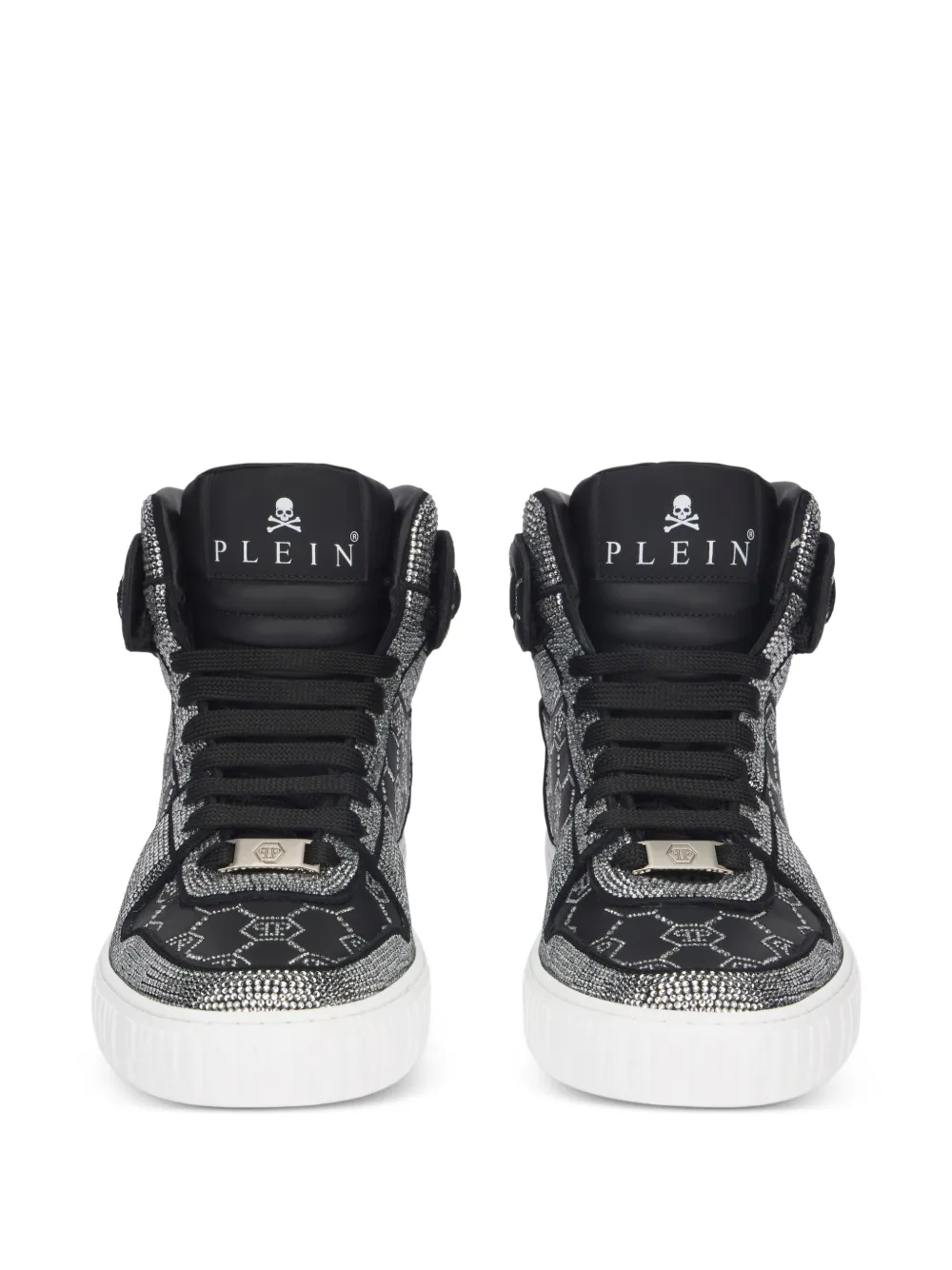  Philipp Plein Carson Monogram Sneakers - Black 