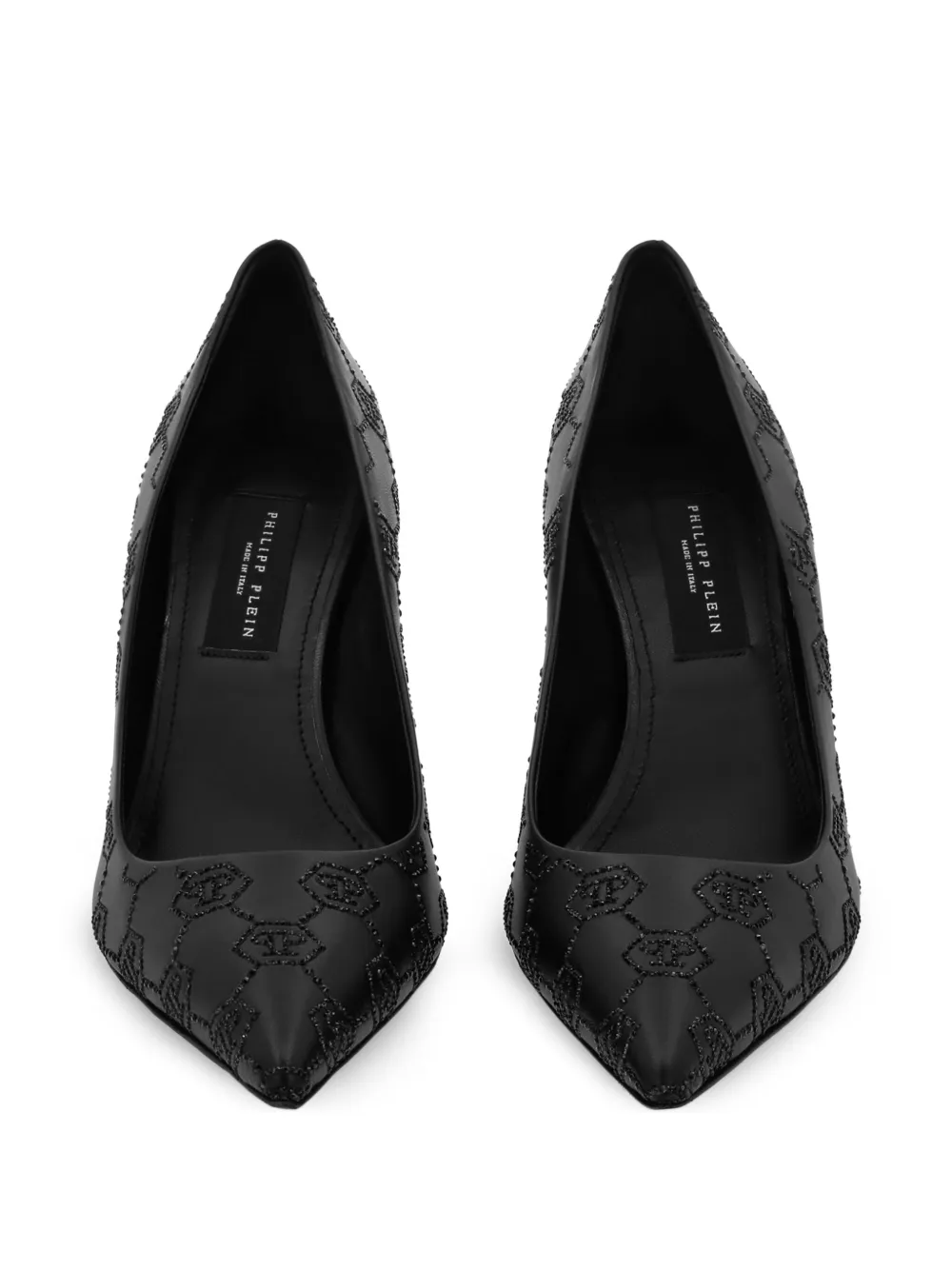 Philipp Plein 85mm monogram-pattern pumps | Heeled Pumps | Image 2