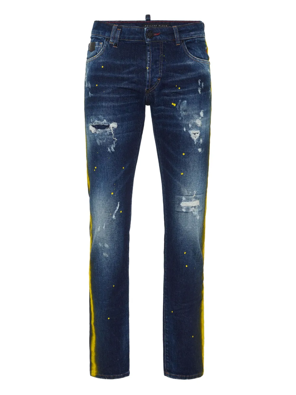 Philipp Plein ストライプ ジーンズ - ブルー Philipp Plein ストライプ ジーンズ - ブルー