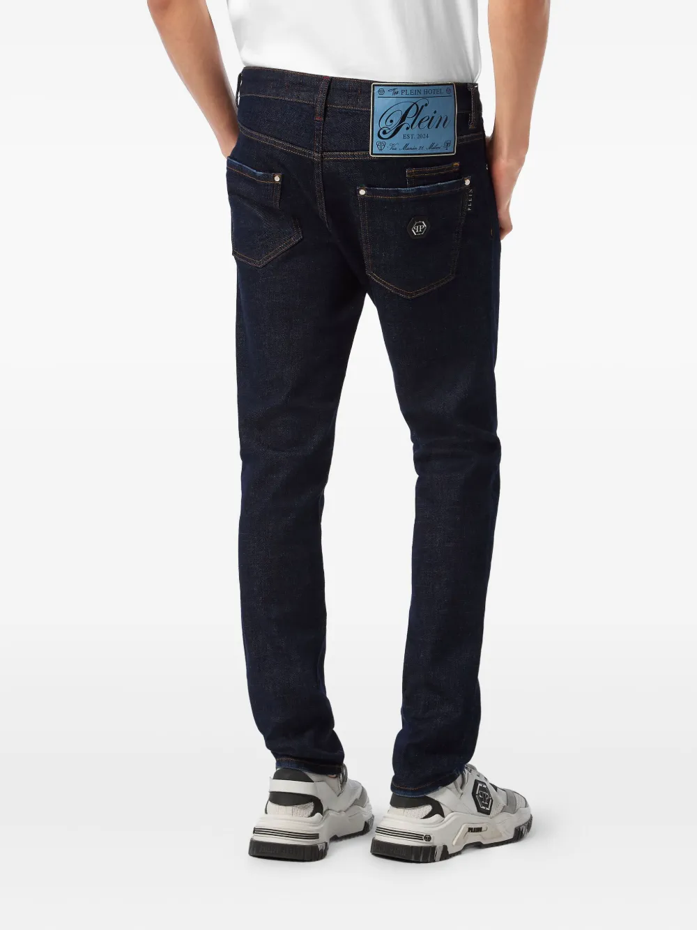 Philipp Plein Hotel jeans Blauw