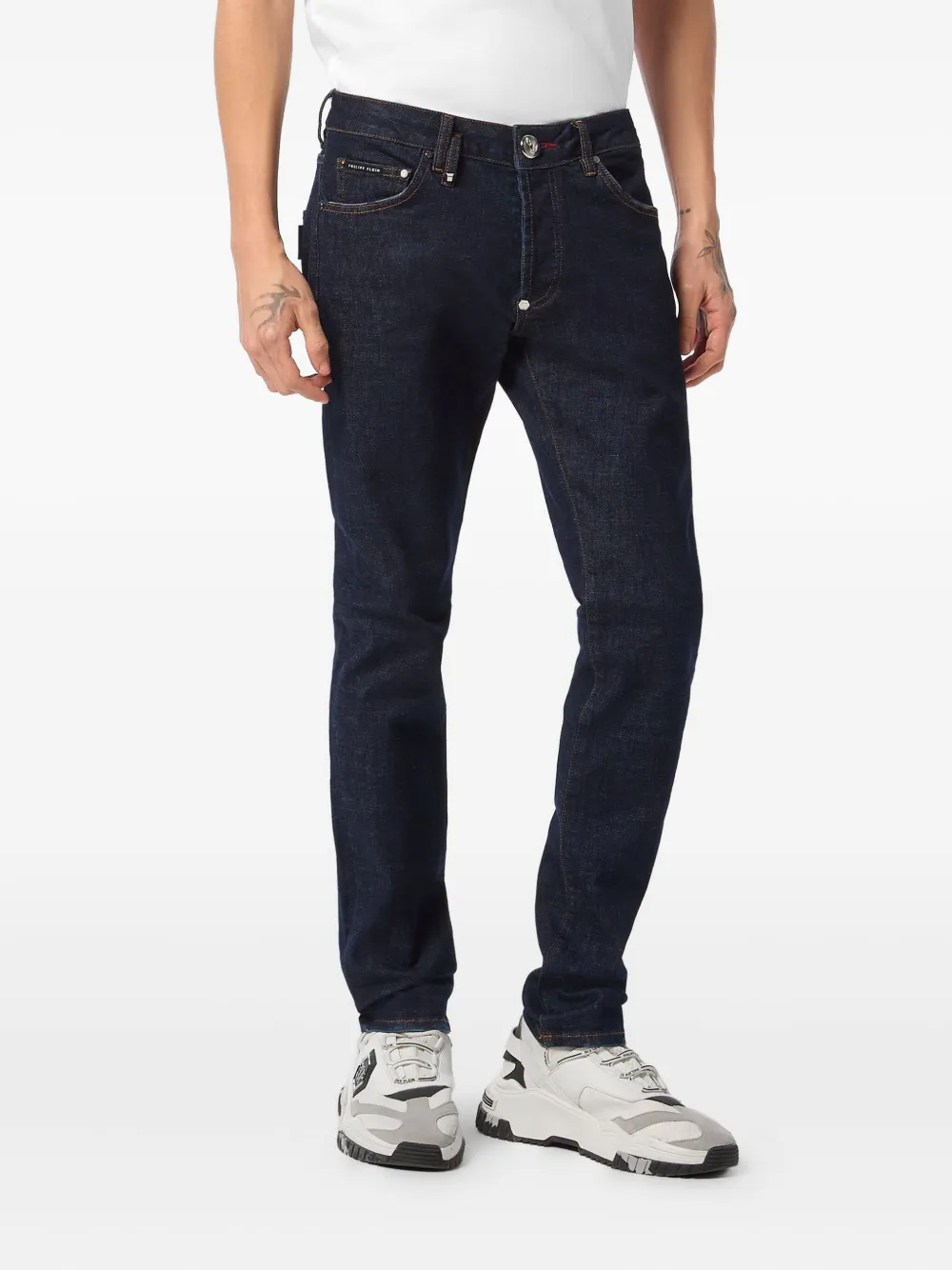 Philipp Plein Hotel jeans Blauw