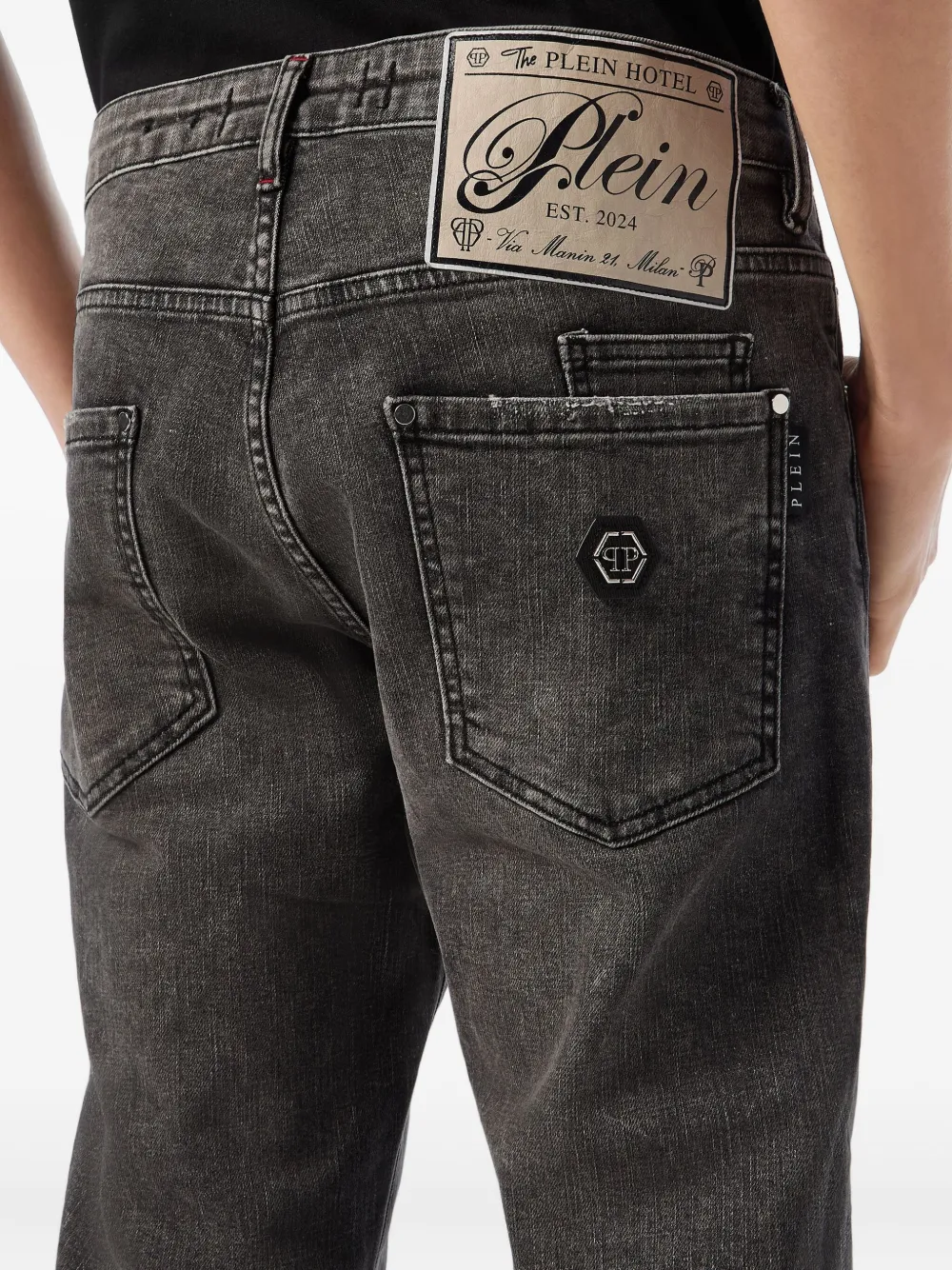 Philipp Plein Hotel jeans Grijs