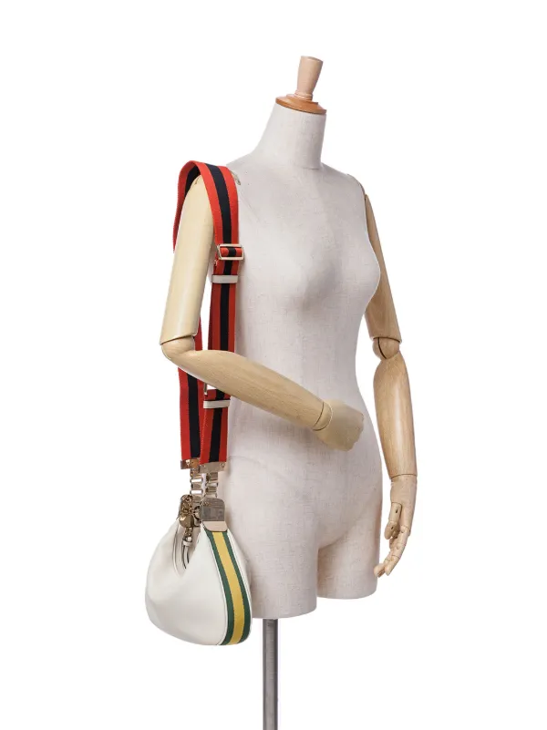 Gucci Pre-Owned 2016-2024 スモール レザー ウェブ アタッシェ