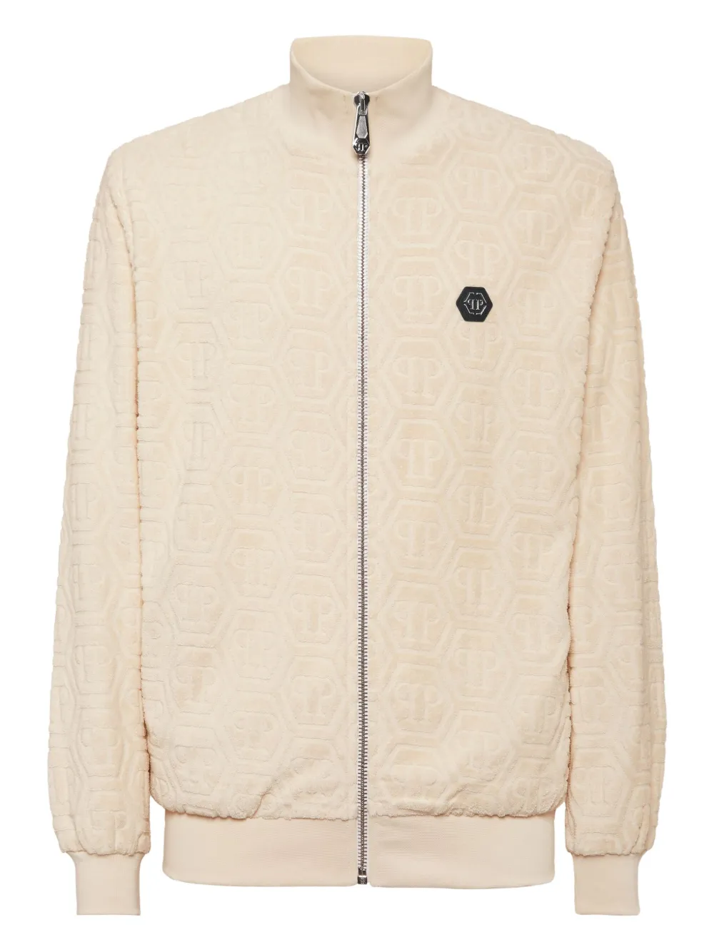 Philipp Plein Wollen trainingsjack Beige