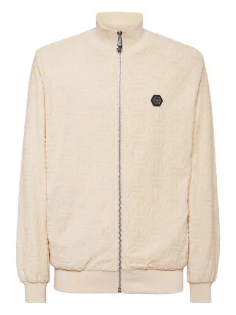 Philipp Plein monogram-jacquard track jacket