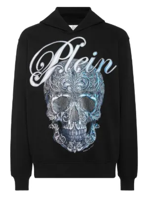 Philipp Plein ラインストーン スカル パーカー | ブラック | FARFETCH JP