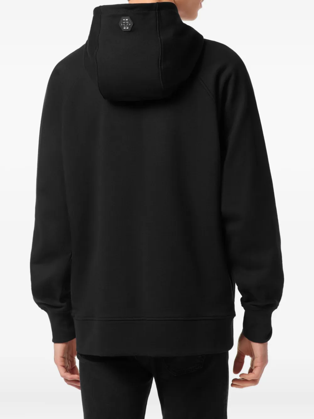 Philipp Plein rhinestone-embellished hoodie Zwart
