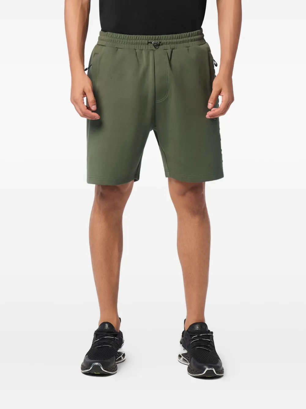 Plein Sport Trainingsshorts met logo Groen
