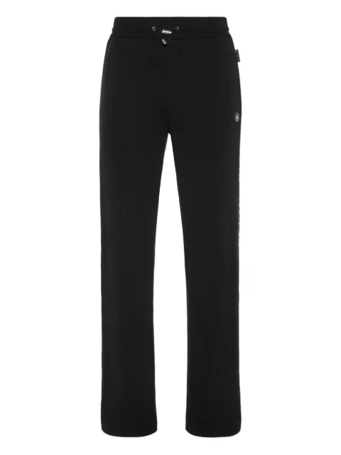 Philipp Plein logo-tape fleece track pants