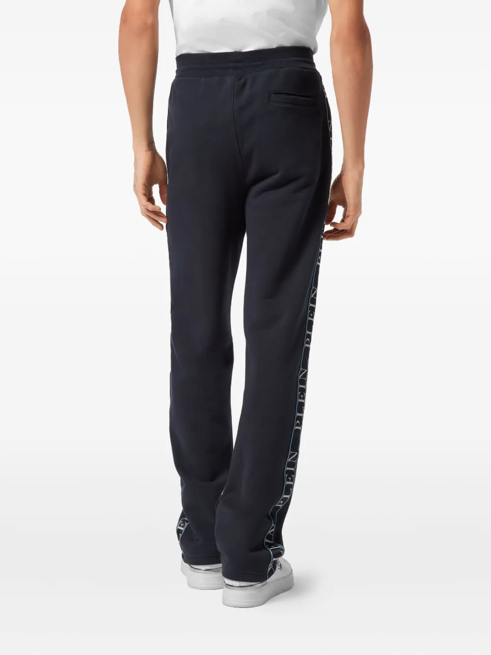 Philipp Plein Trainingsbroek met logoband Blauw