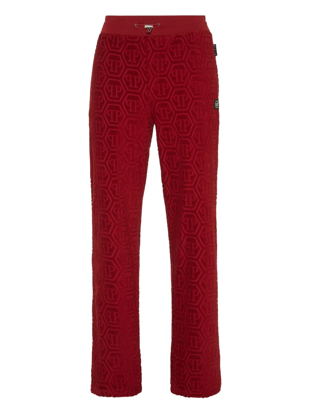 Philipp Plein jacquard track pants Rood