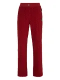 Philipp Plein jacquard track pants - Red