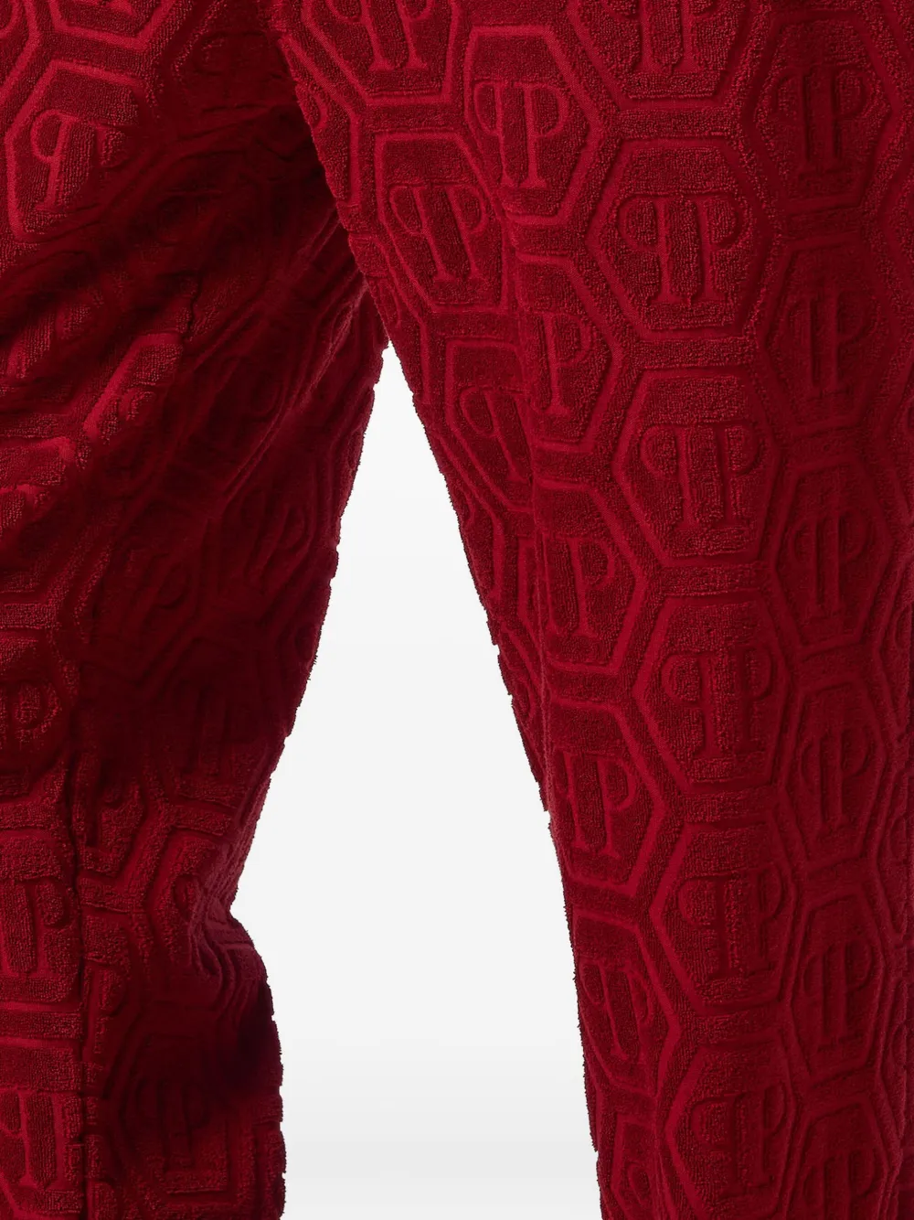 Philipp Plein jacquard track pants Rood