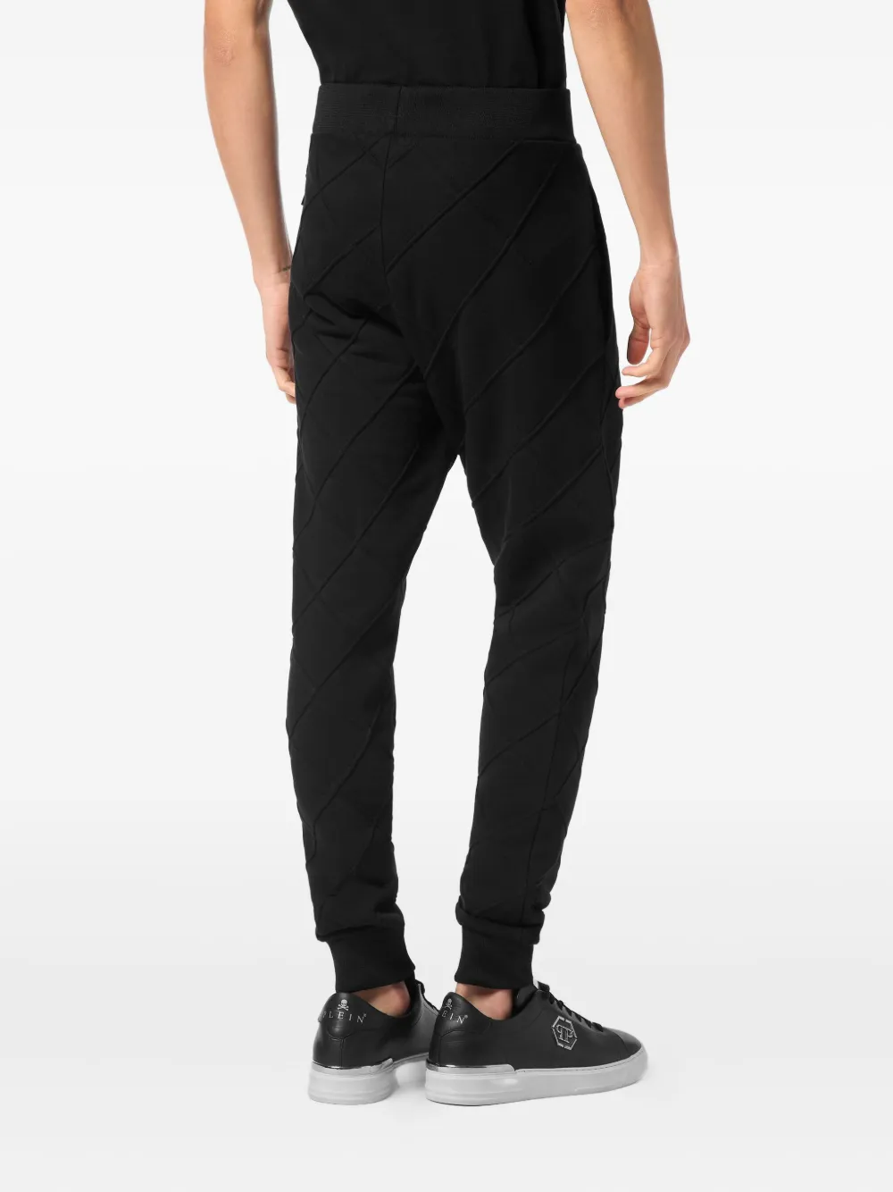 Philipp Plein Broek met textuur Zwart