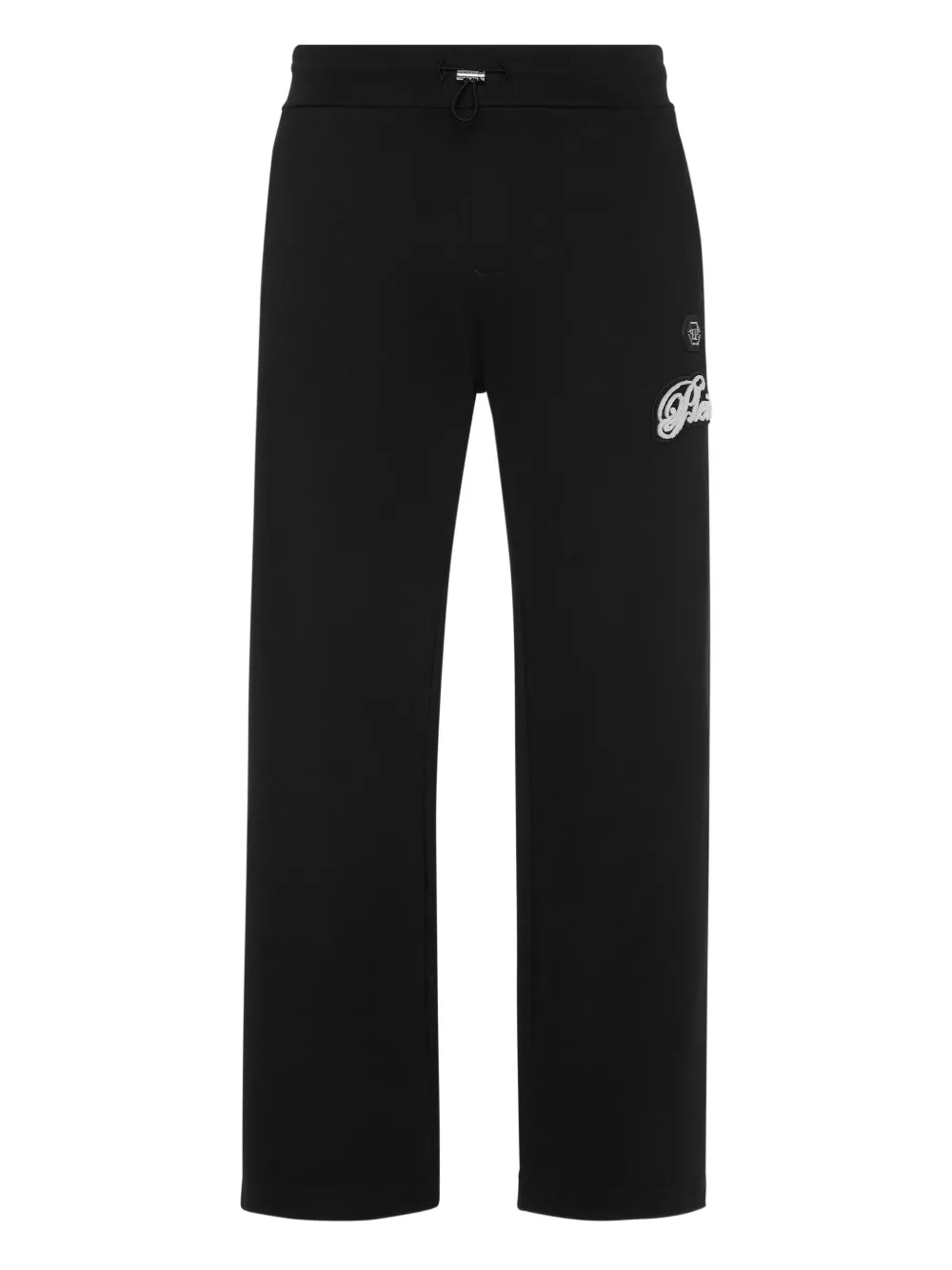 Philipp Plein Trainingsbroek met logopatch Zwart