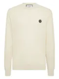 Philipp Plein logo-patch pullover - Neutrals