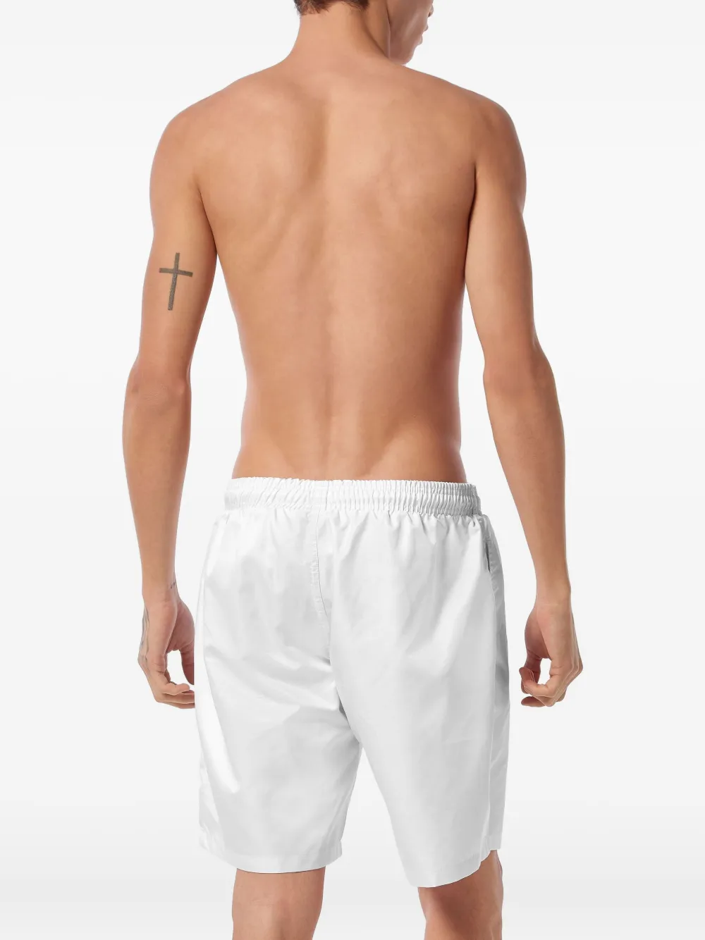 Philipp Plein Zwembroek met Teddy-print Wit