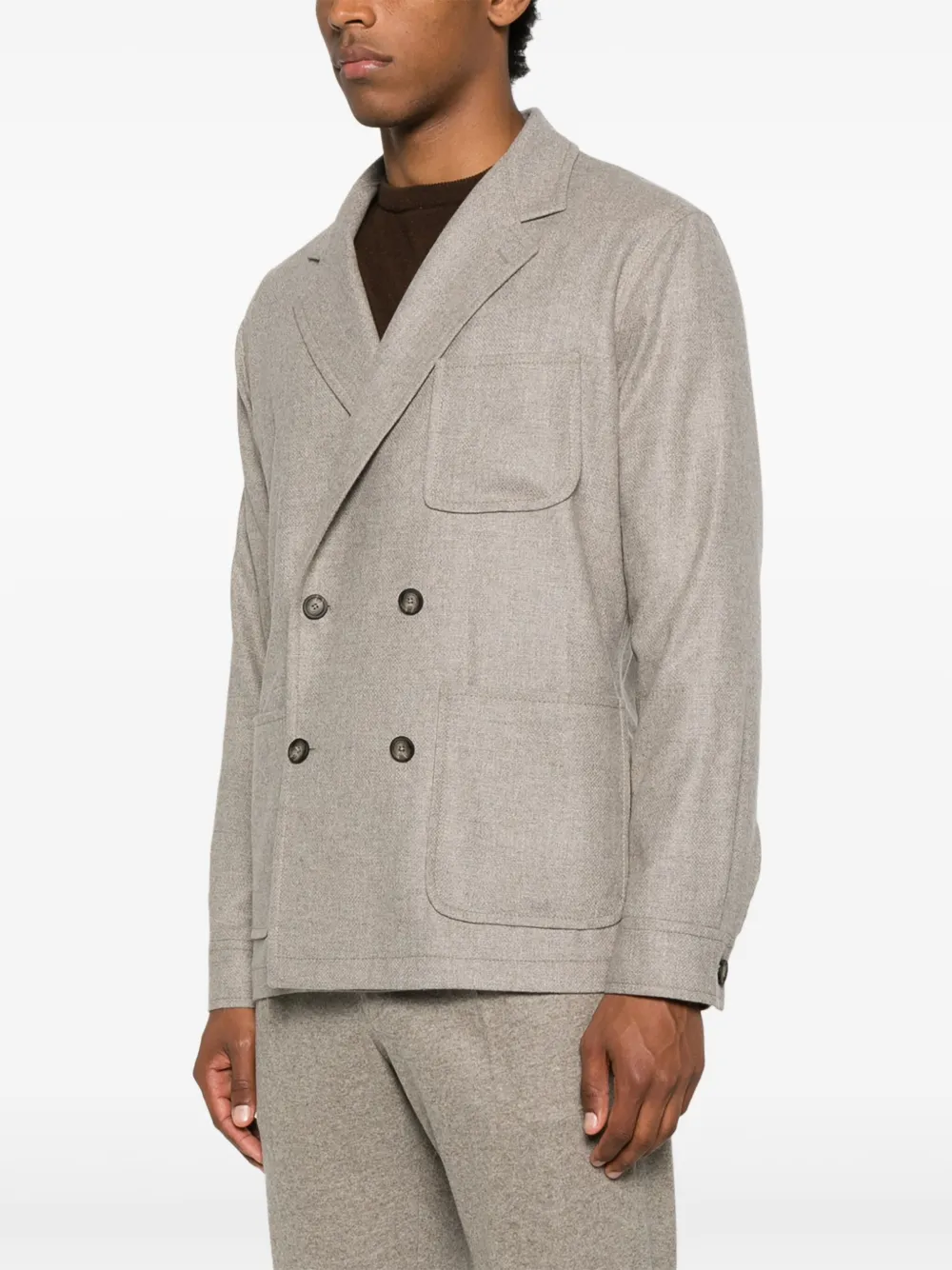 Tagliatore Blazer met dubbele rij knopen Grijs