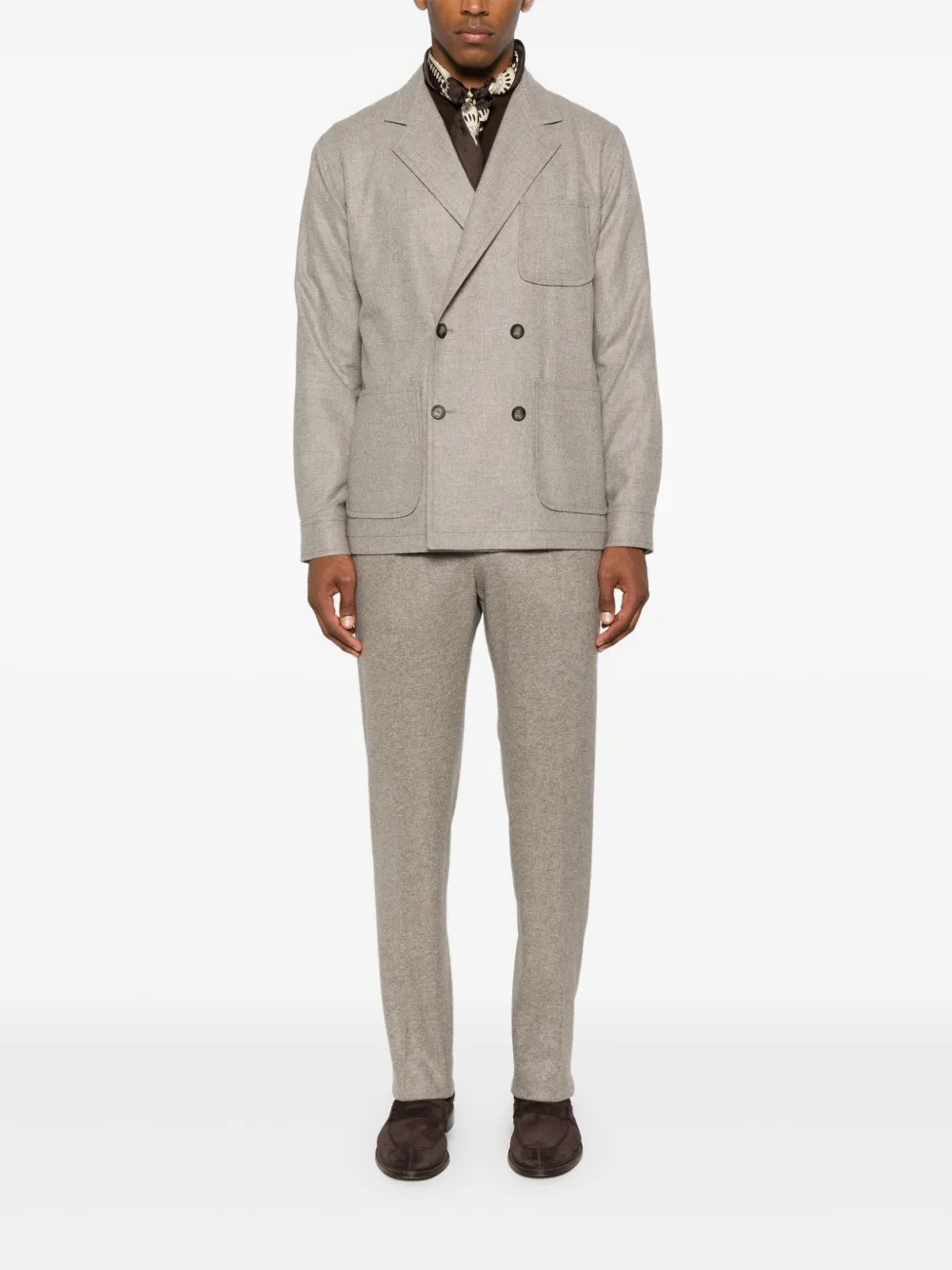 Tagliatore Blazer met dubbele rij knopen Grijs