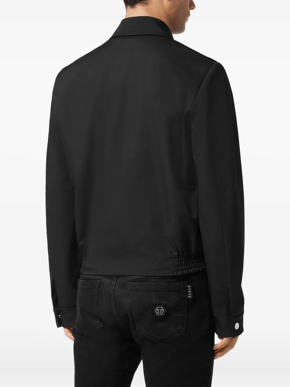 Philipp Plein Jack met logoplakkaat Zwart