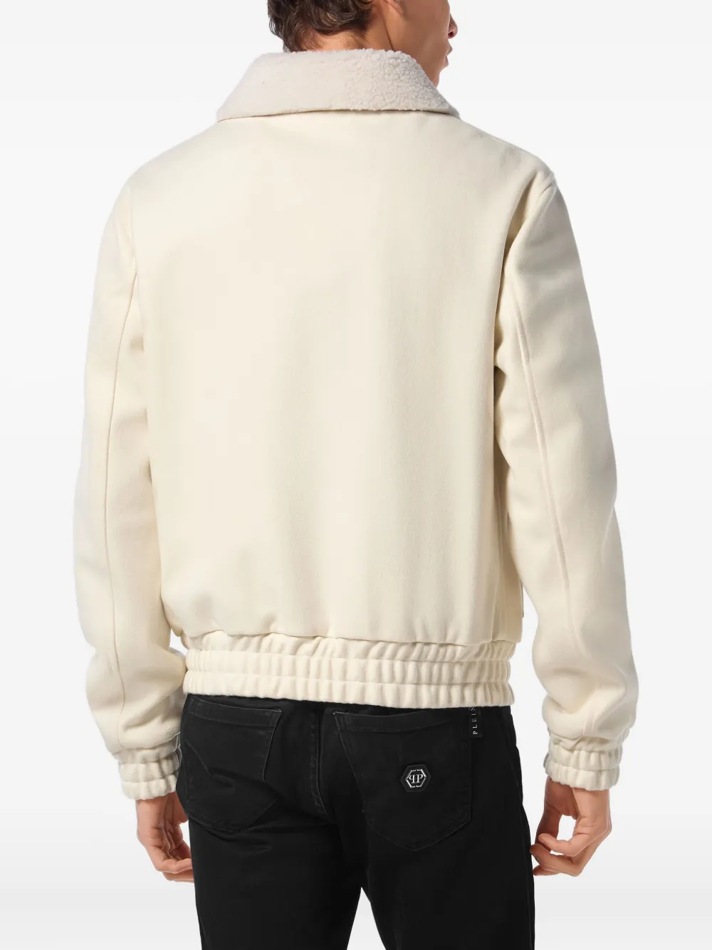 Philipp Plein Jack met logopatch Beige