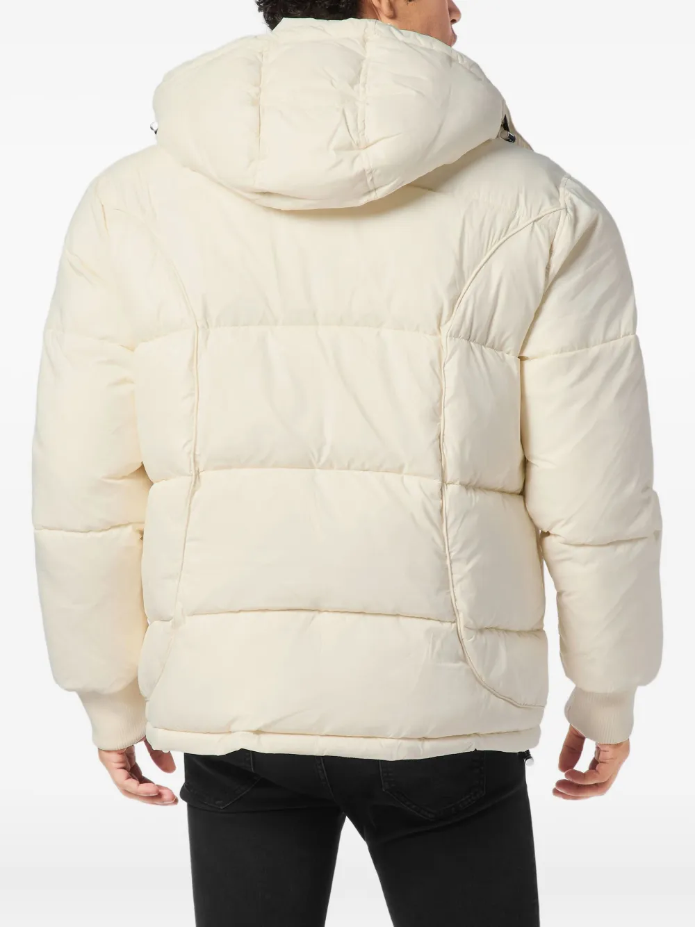 Philipp Plein Donsjack met capuchon Beige