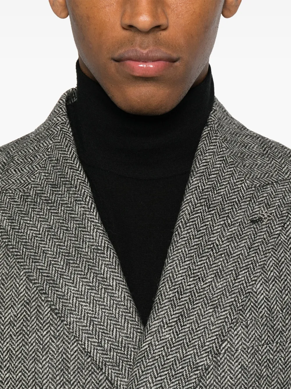 Tagliatore Blazer met visgraatpatroon Zwart