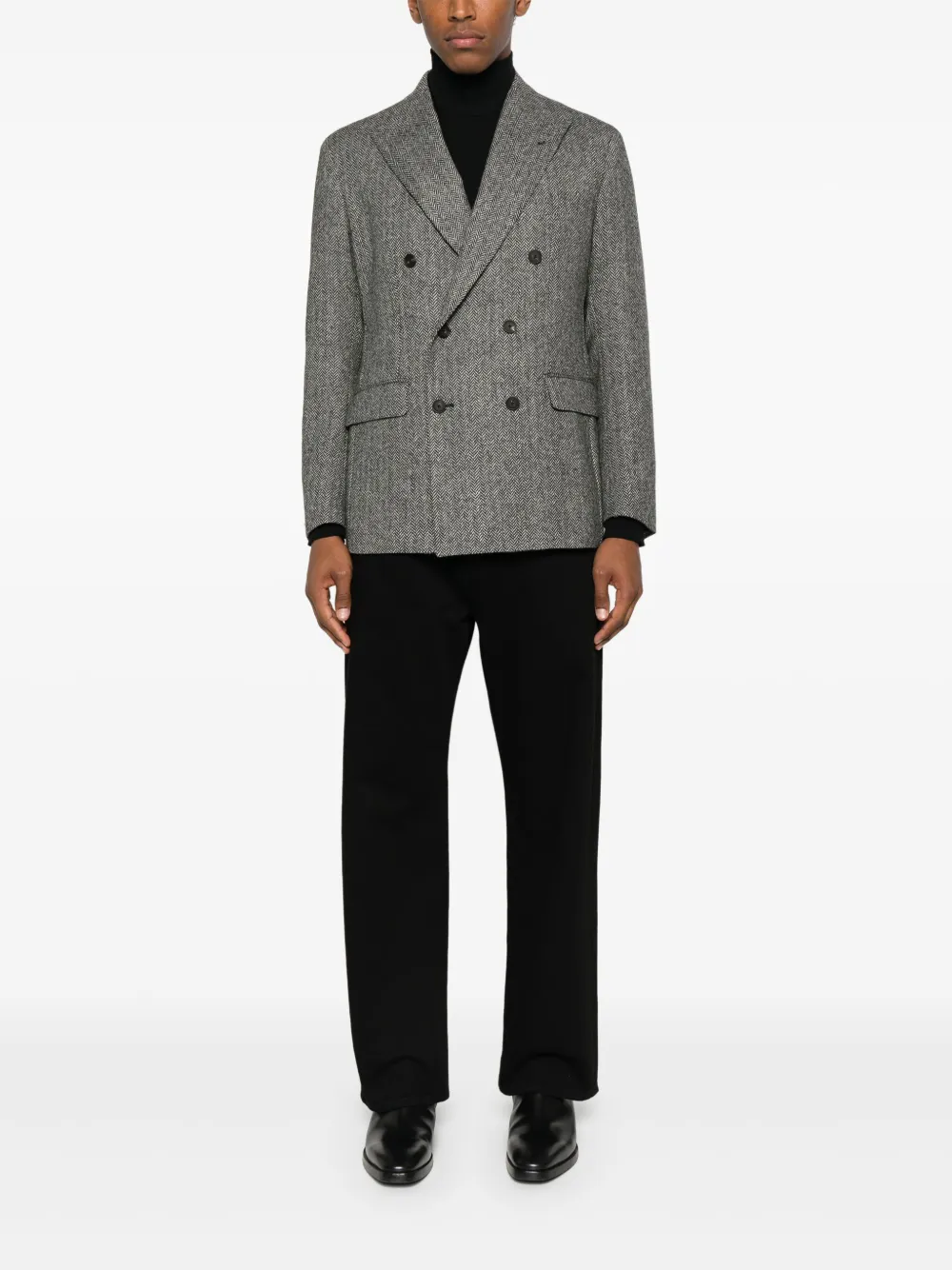 Tagliatore herringbone wool blazer | Blazers | Image 2