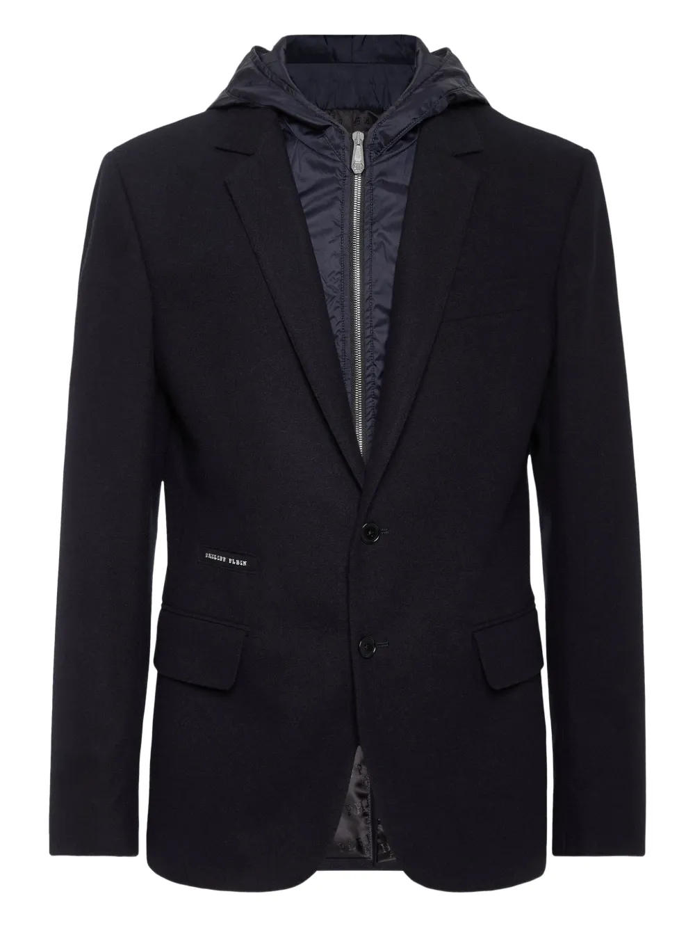 Philipp Plein blazer con capucha | azul | Image 1