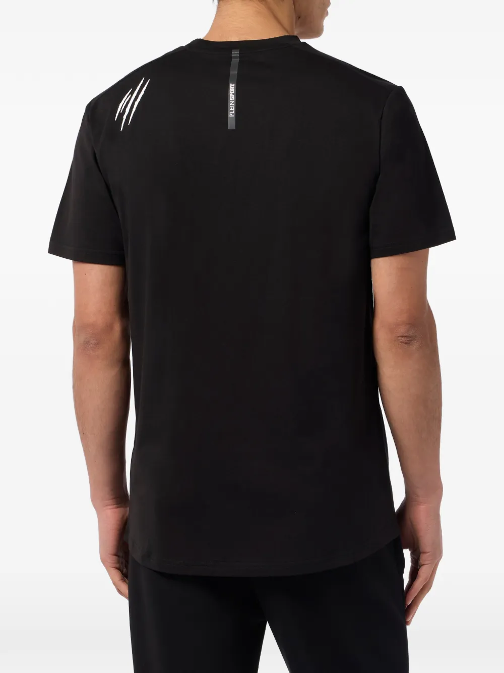 Plein Sport T-shirt met ronde hals Zwart