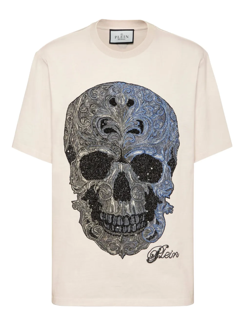 Philipp Plein 스컬 장식 티셔츠 | 화이트 | Image 1