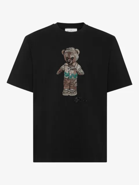 Philipp Plein Teddy Bear crystal-embellished T-shirt