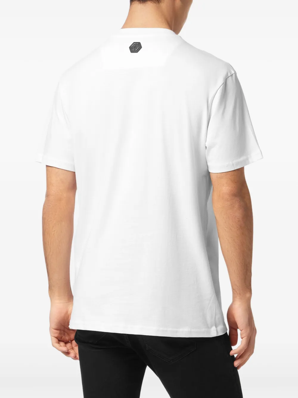 Philipp Plein teddy bear sequin T-shirt Wit
