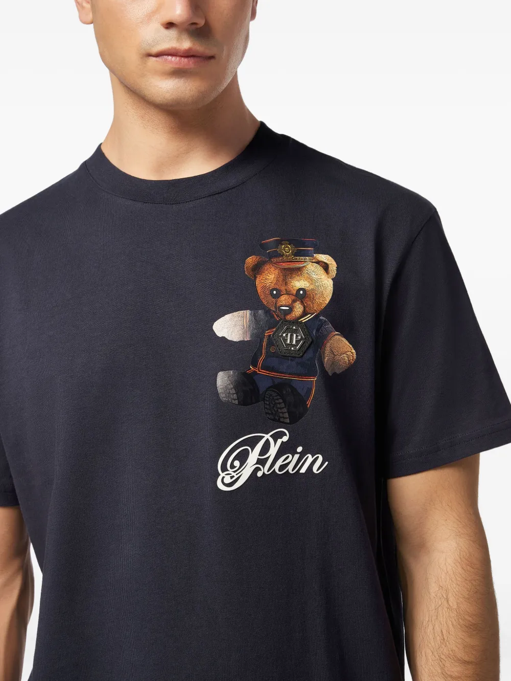 Philipp Plein T-shirt met teddybeerprint Zwart
