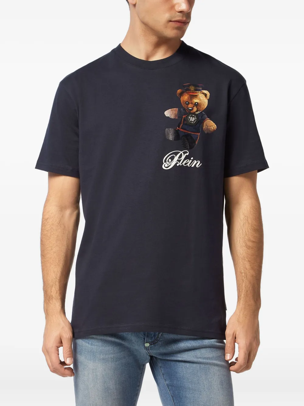 Philipp Plein T-shirt met teddybeerprint Zwart