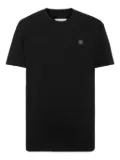 Philipp Plein quilted-panel round-neck T-shirt - Black
