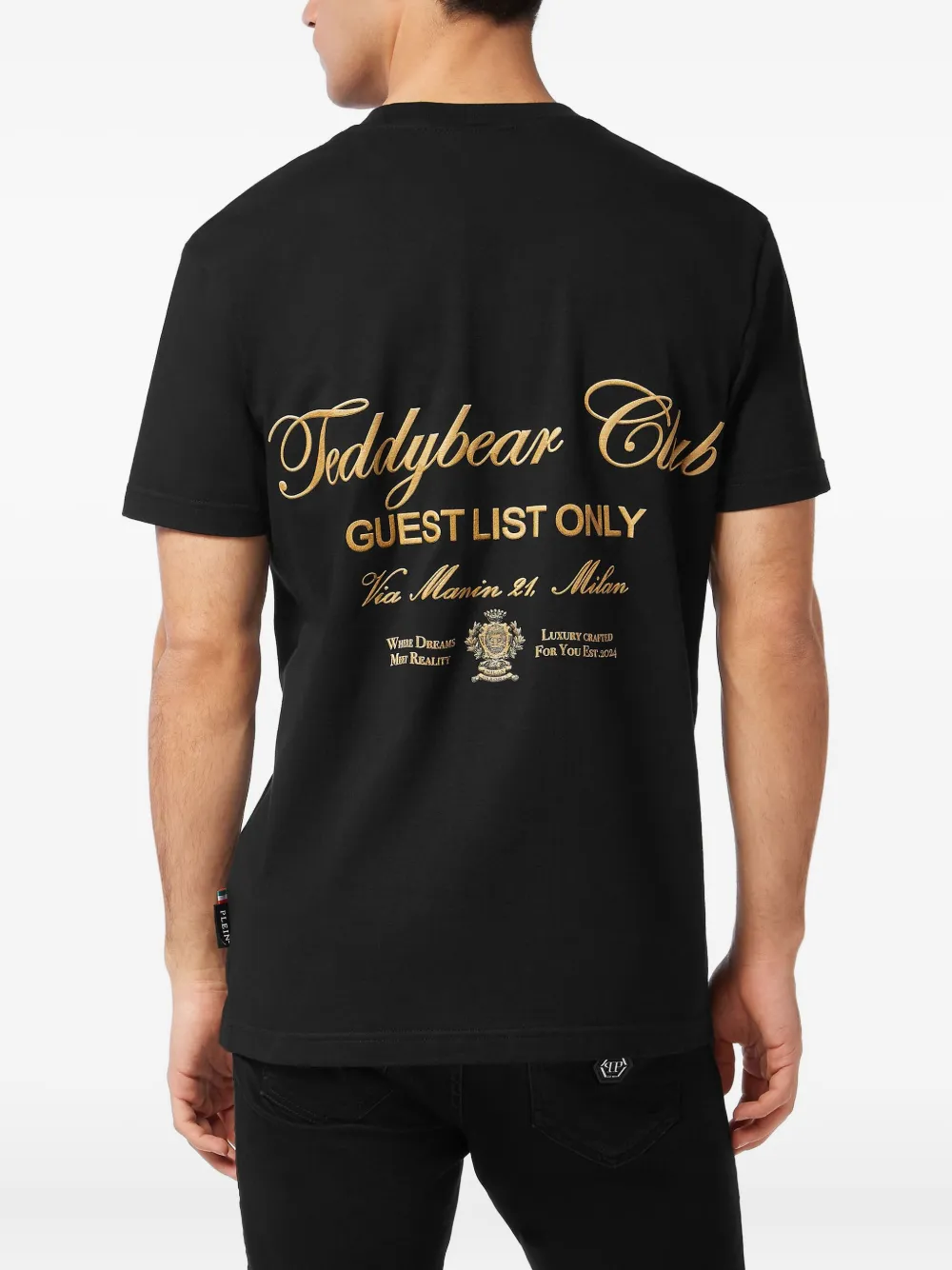 Philipp Plein T-shirt met teddybeerprint Zwart