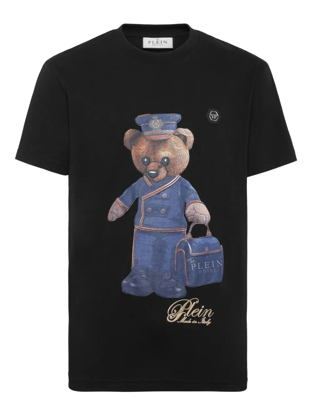 Philipp Plein T-shirt met teddybeerprint Zwart