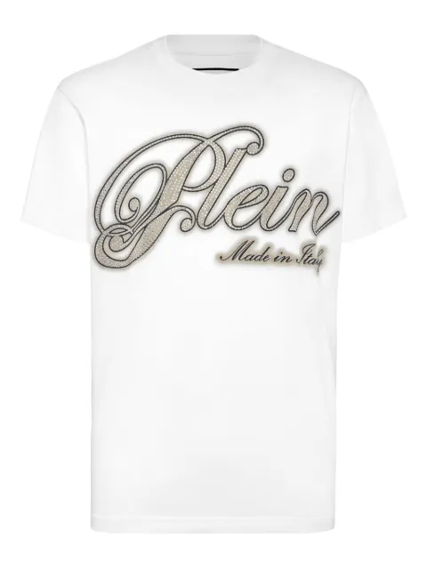 Philipp Plein playera de algodón con apliques de estrellas