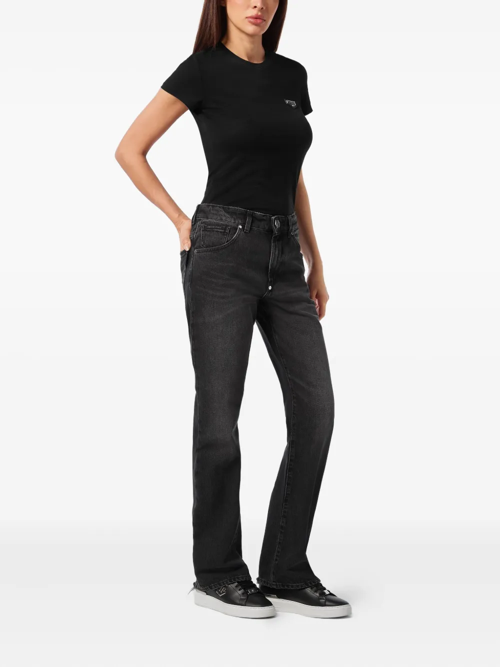 Philipp Plein whiskering-effect jeans | Flared Jeans | Image 2