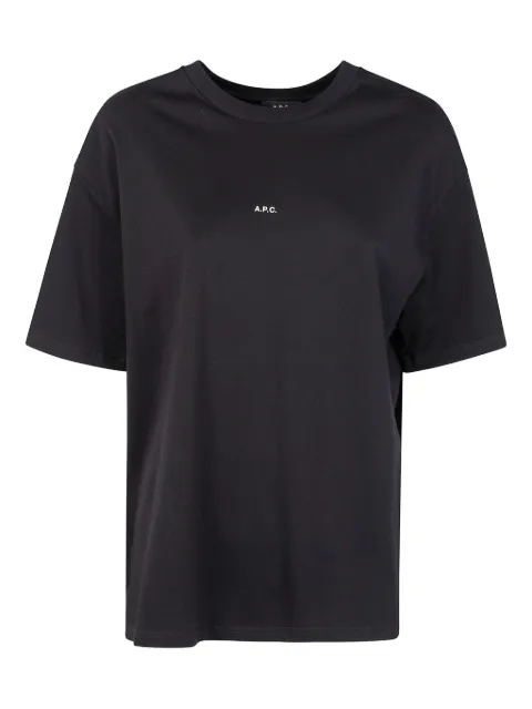 A.P.C. logo-print cotton t-shirt