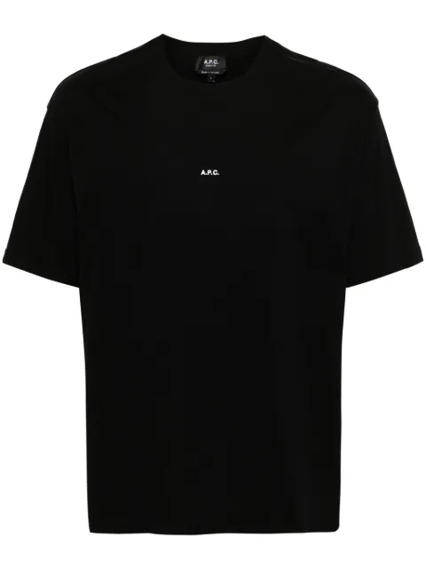 A.P.C. logo-print cotton t-shirt