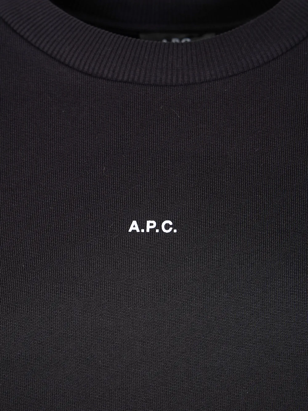 A.P.C. Sweater met logoprint Zwart
