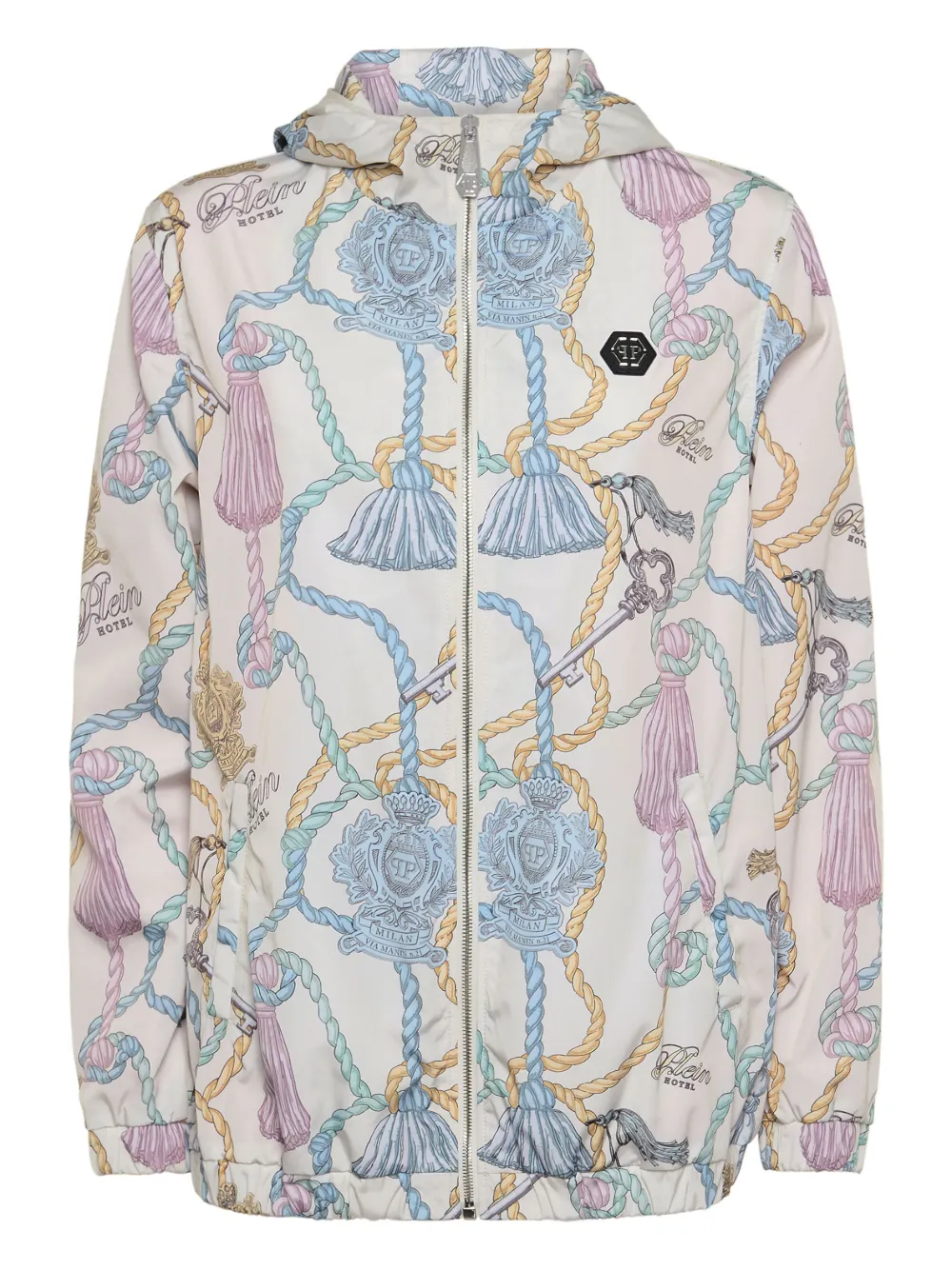 Philipp Plein Jack met grafische print Wit